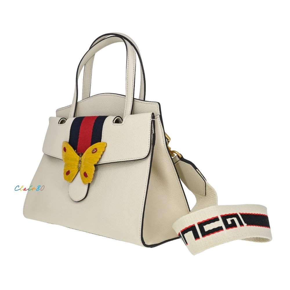 Gucci 505344 Totem Medium Leather Butterfly Bag - Picture 2 of 12